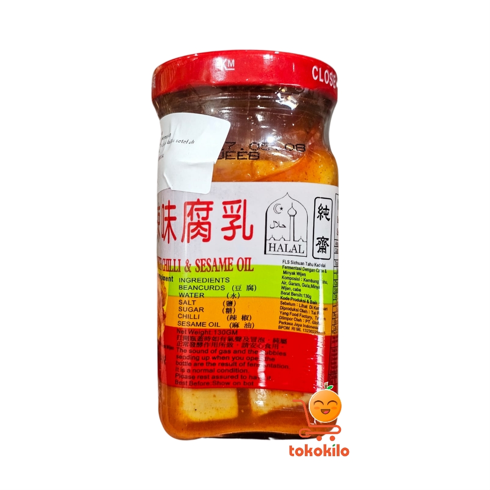 FLS Sichuan Soya Bean Curd with Chili & Sesame Oil 130gr