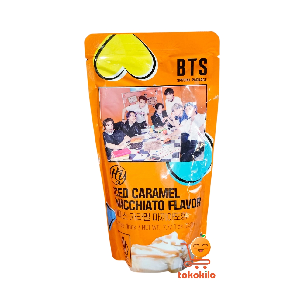 Minuman HY BTS Iced Caramel Macchiato 230ml