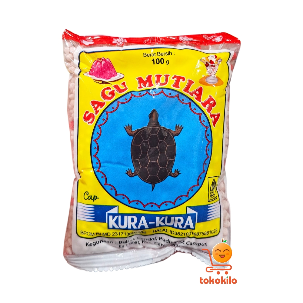 Sagu Mutiara Cap Kura-Kura 100gr