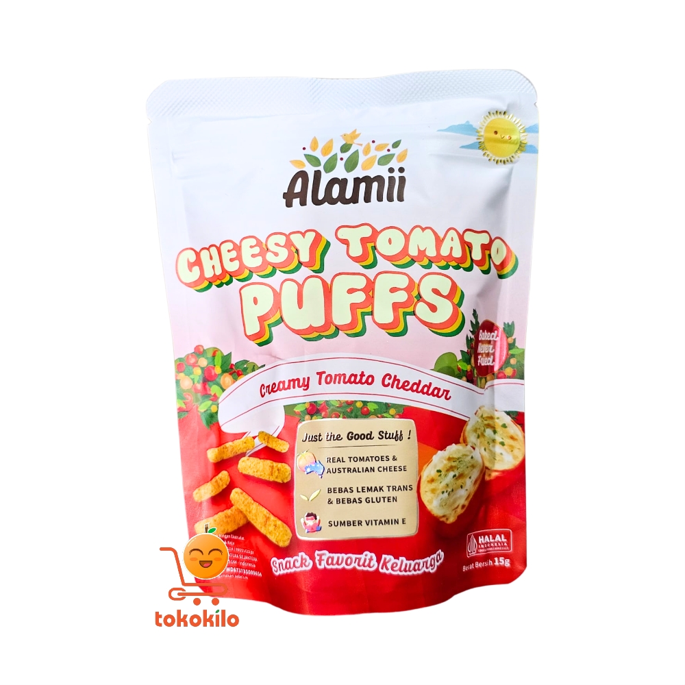 Alamii Cheesy Tomato Puffs 15gr,25gr
