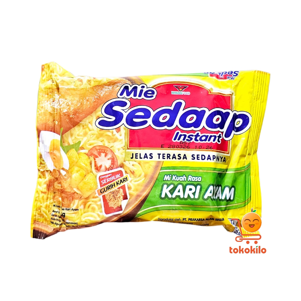 Mie Sedaap Kuah Kari Ayam 72gr (1Pack x 5Bks)
