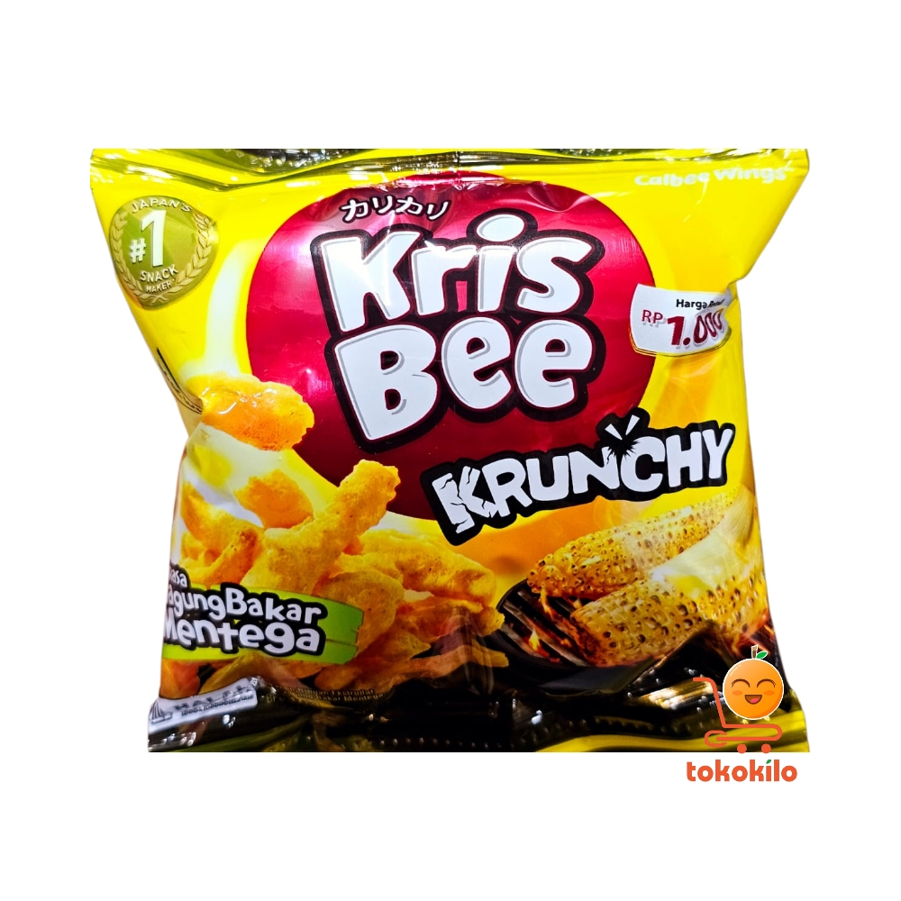 snack KrisBee Krunchy rasa jagung bakar mentega 10gr