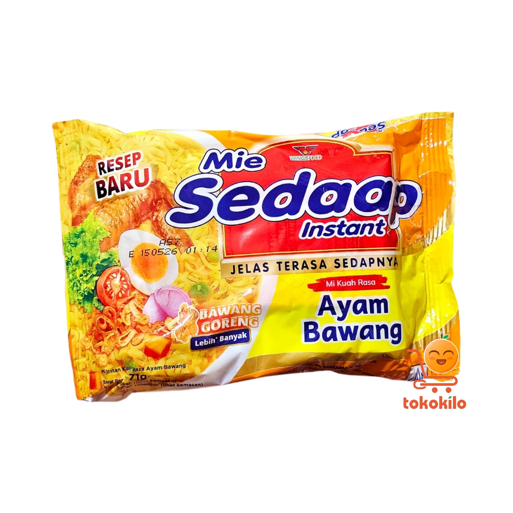 Mie Sedaap Instant Rasa Ayam Bawang 71gr (1Pack x 5Bks)