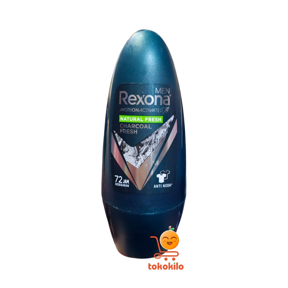 Rexona Men Natural Fresh Charcoal Fresh Roll-On 45ml