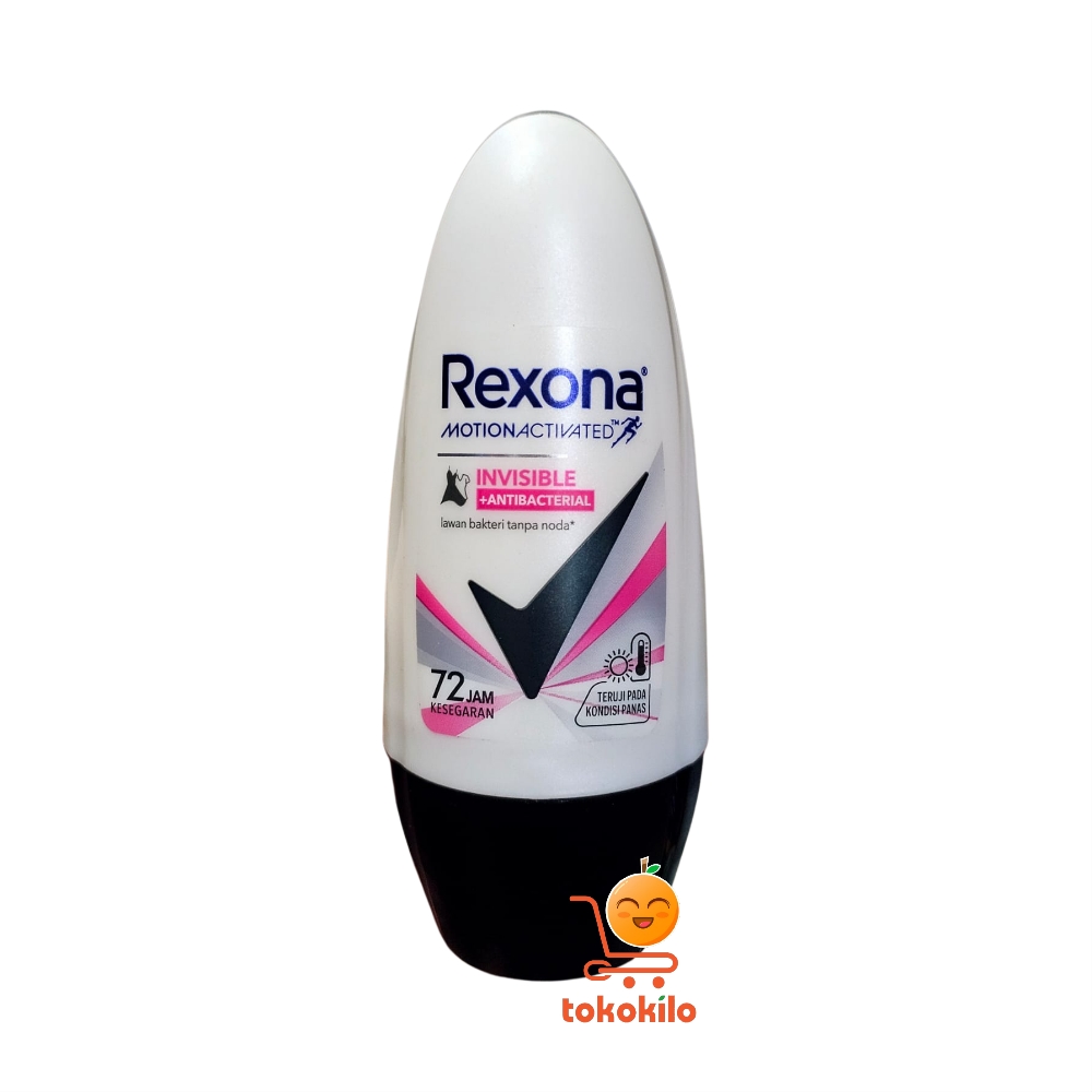 Rexona MotionActivated Invisible + Antibacterial Roll-On 45ml