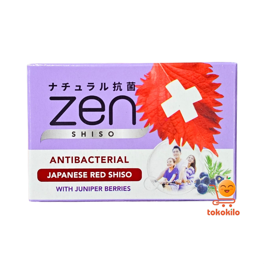 Sabun Batang Zen Antibakteri Japanese Red Shiso Juniper Berries 70gr
