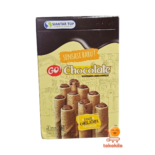 Jumbo Chocolate Go! Wafer Roll– Siantar Top(1 Pack X 24pcs)