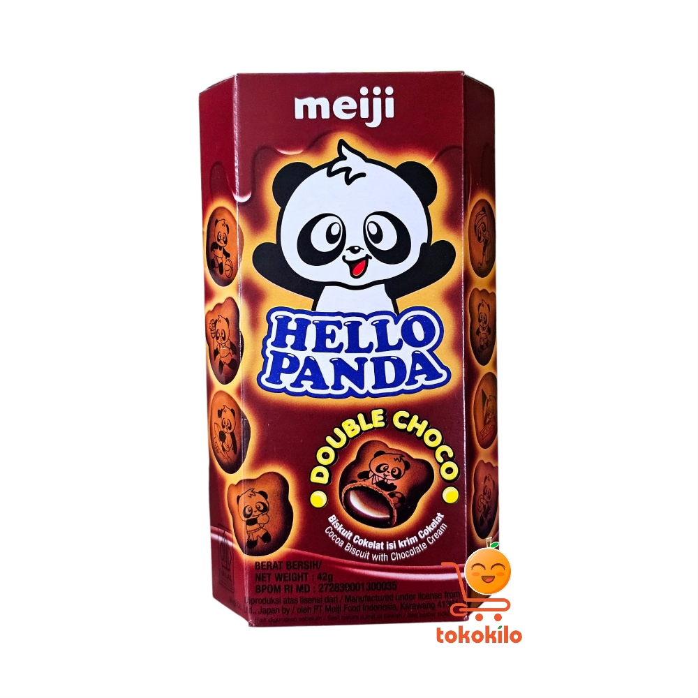 Cemilan Hello Panda Meiji Rasa Krim Coklat 42gr