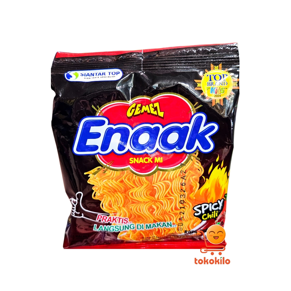 Snack Mie Gemez Enaak Rasa Cabe Pedas 14gr (1 Pack X 10pcs)