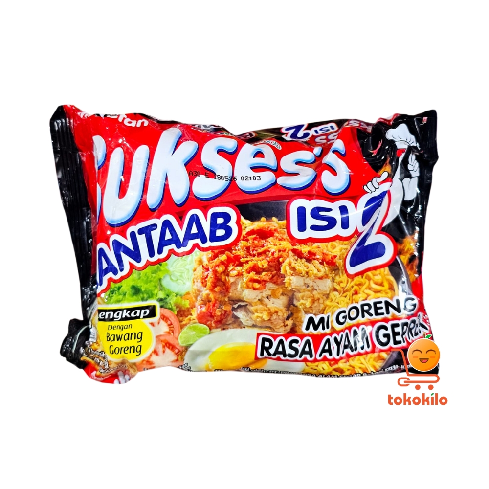 Mie Suksess Isi 2 Rasa  Mie Goreng Ayam Geprek 129gr