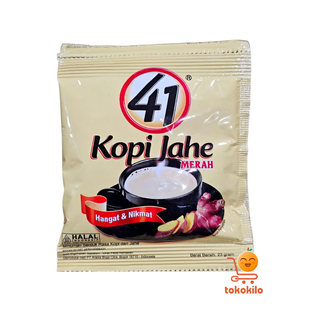 41 Kopi Jahe Merah  23gr (1 Pack X 5bks)