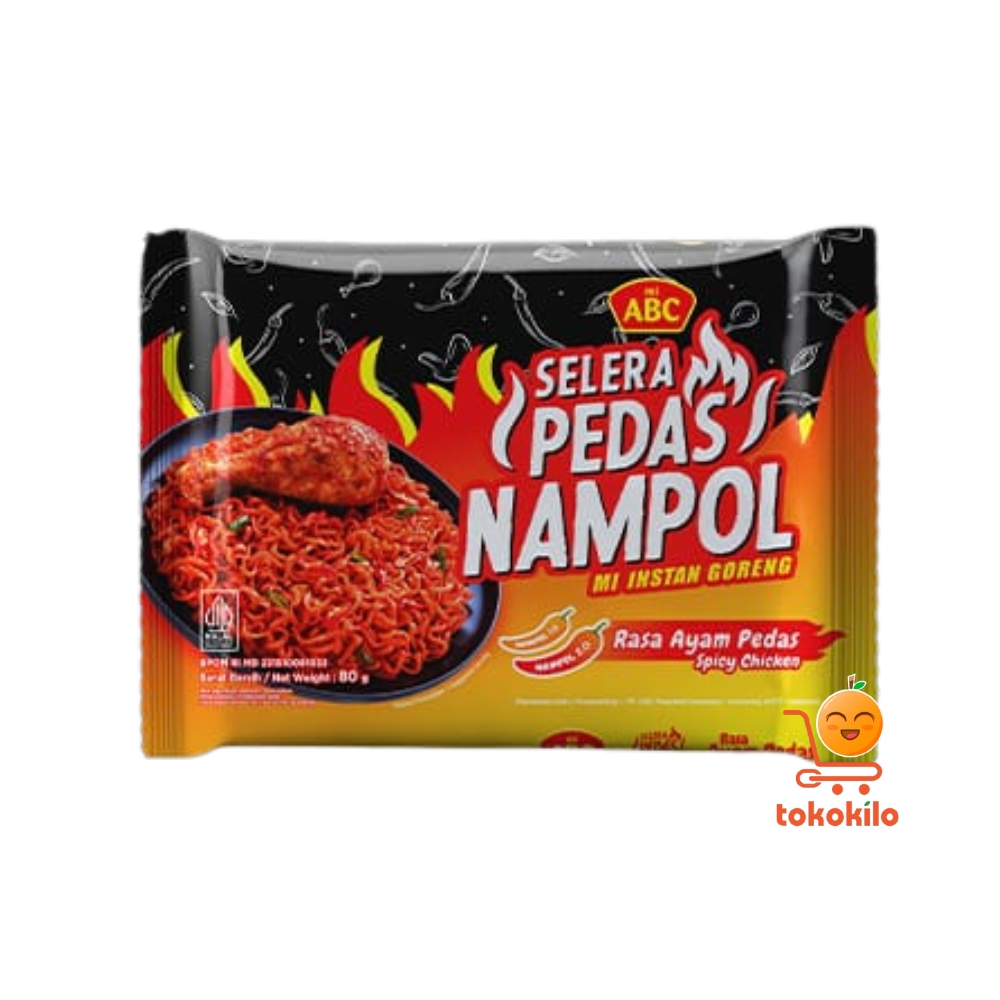Mie ABC Selera Pedas Nampol Rasa Ayam Pedas 80gr
