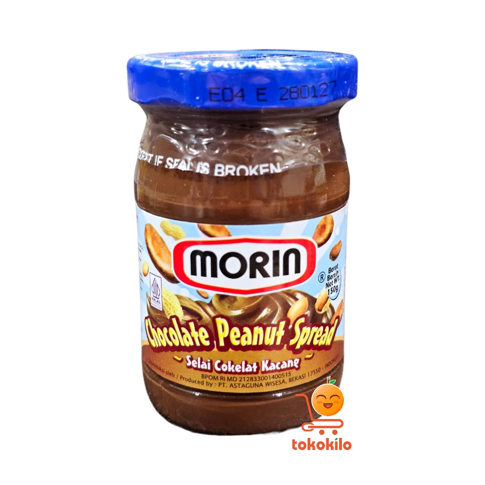 Morin Chocolate Peanut Spread (Selai Cokelat Kacang) 150gr