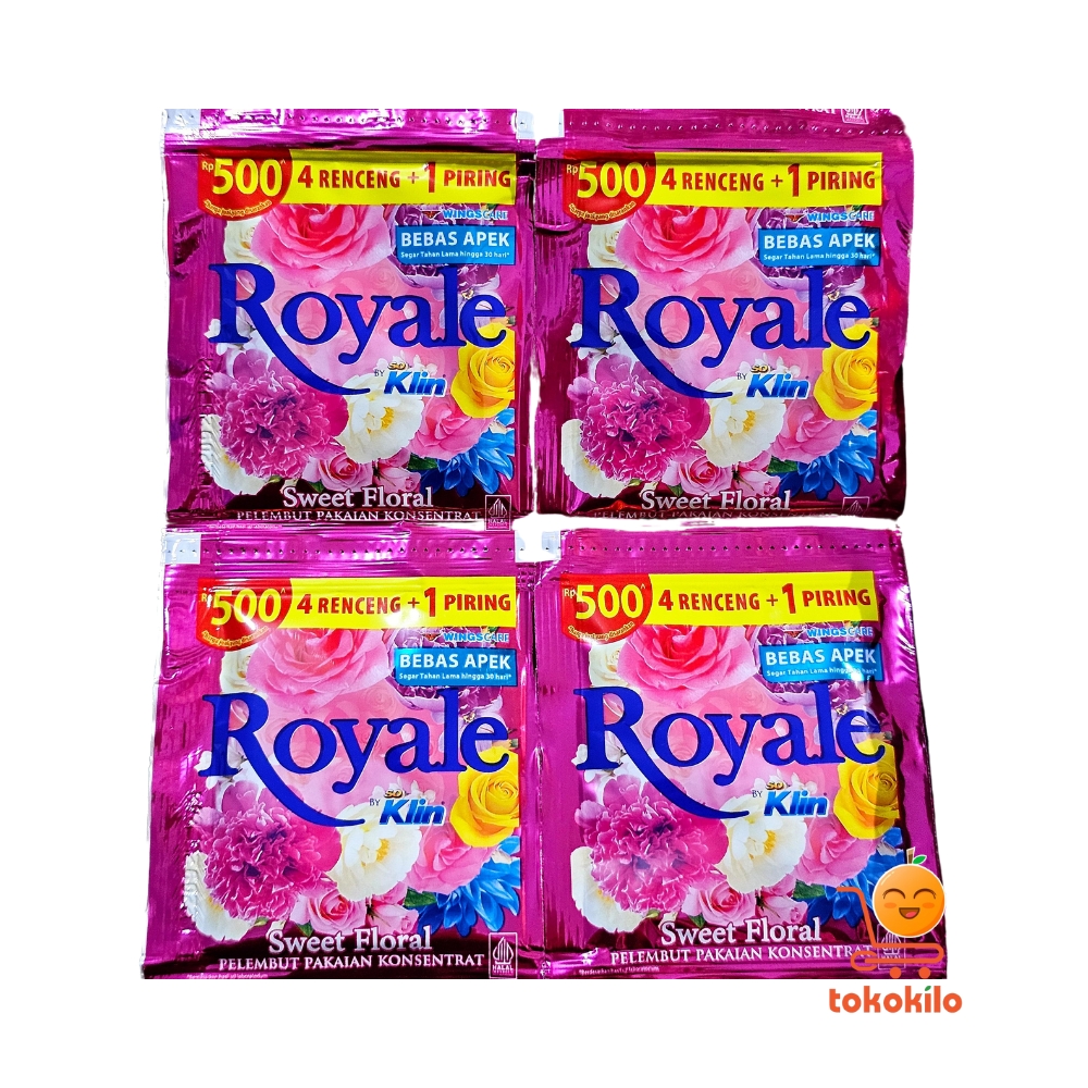 Royale by Soklin Sweet Floral Pelembut Pakaian 13ml ( 1 Pack X 12 Sachet)