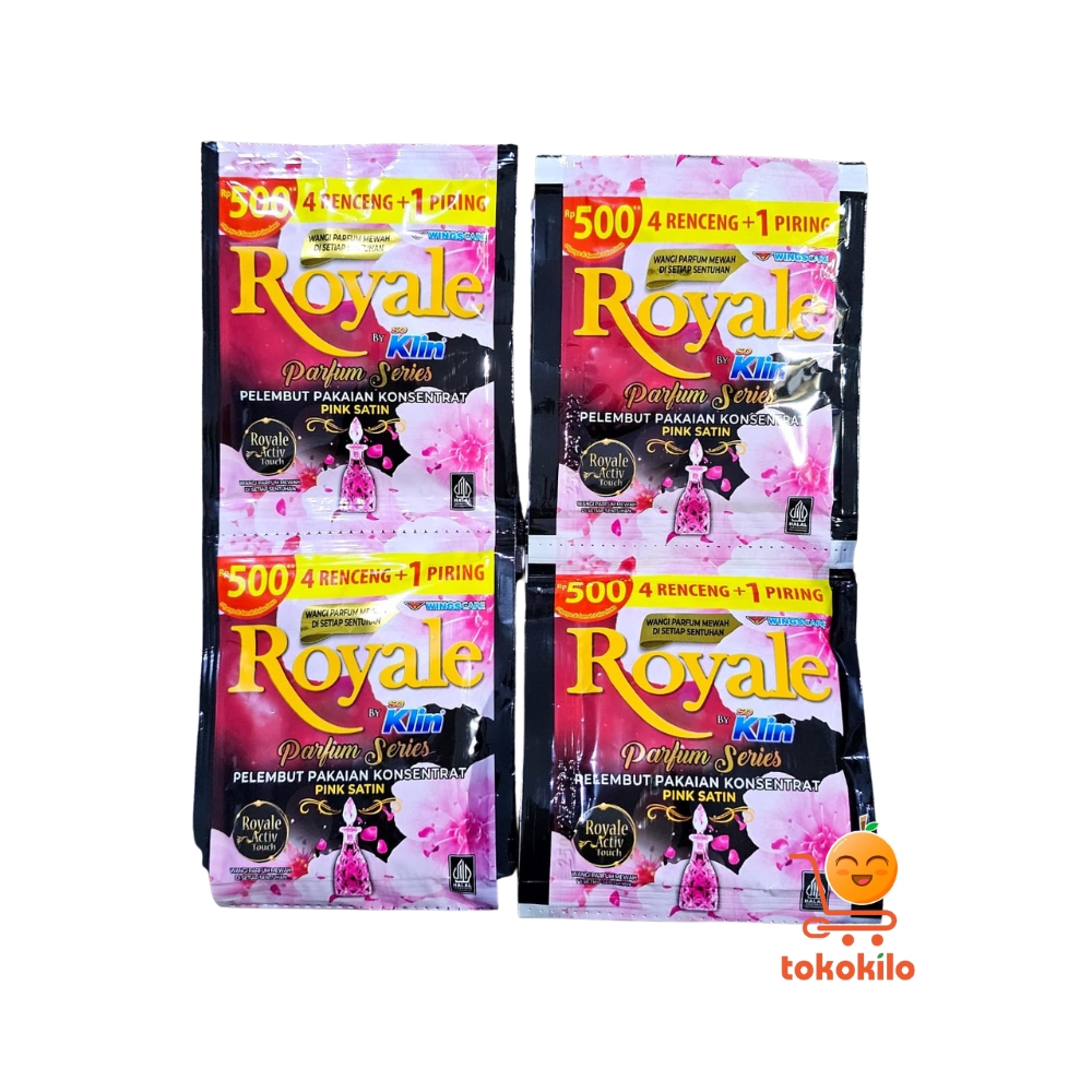 Royale by SoKlin Parfum Series Pink Satin 13ml (1 Pack X 12 Sachet)