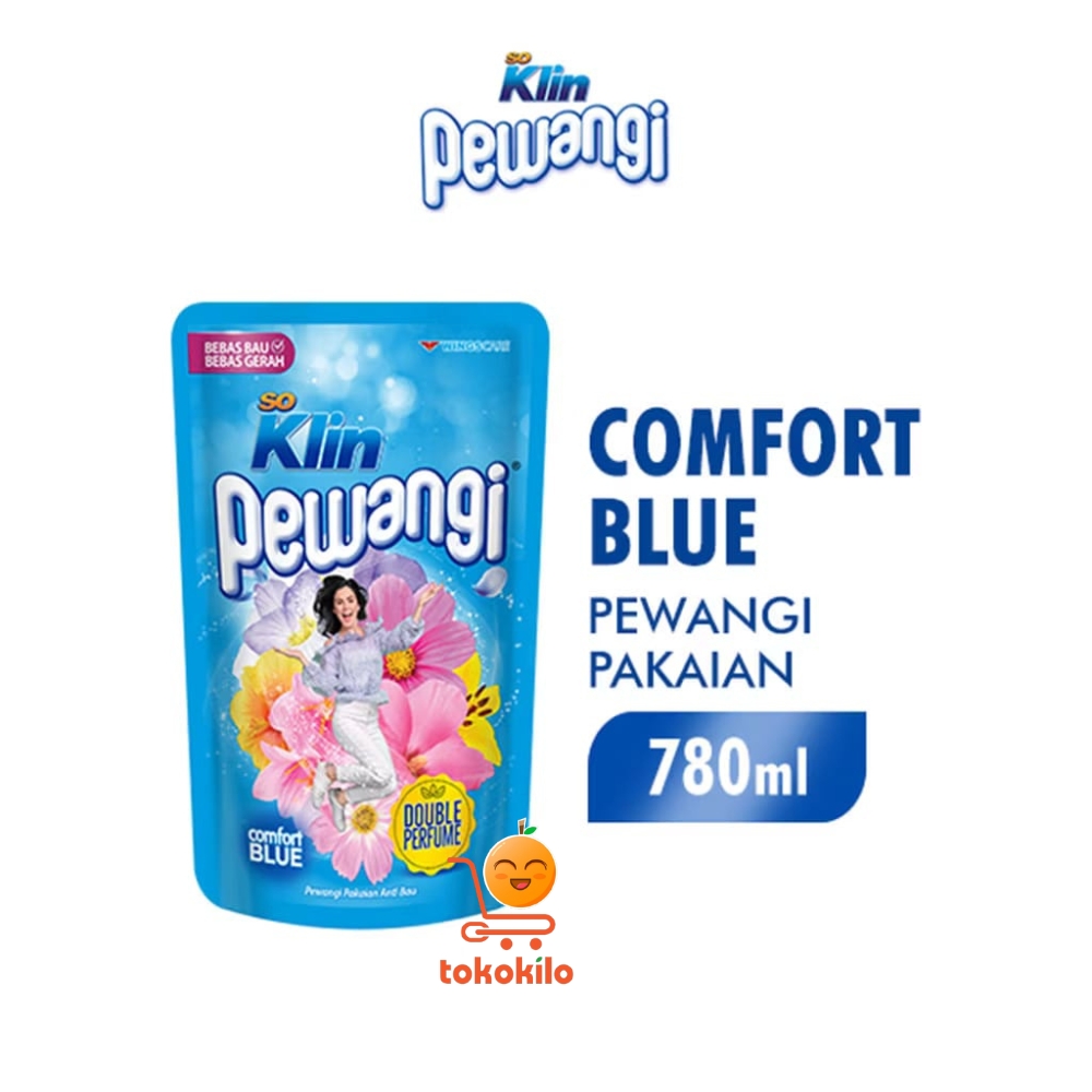 Soklin Pewangi Pakaian Comfort Blue 780ml