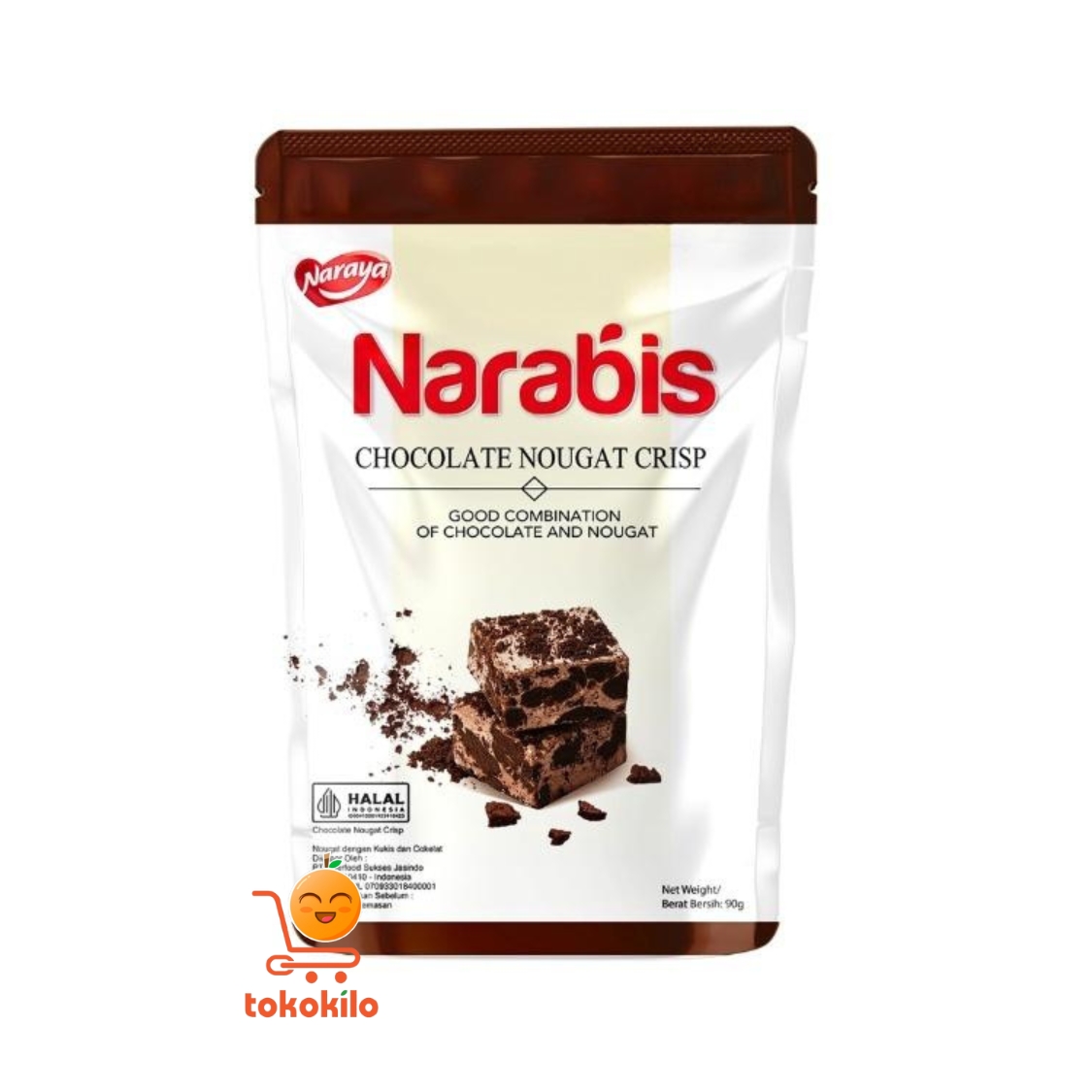 Naraya Narabis Chocolate Nougat Crisp 90gr