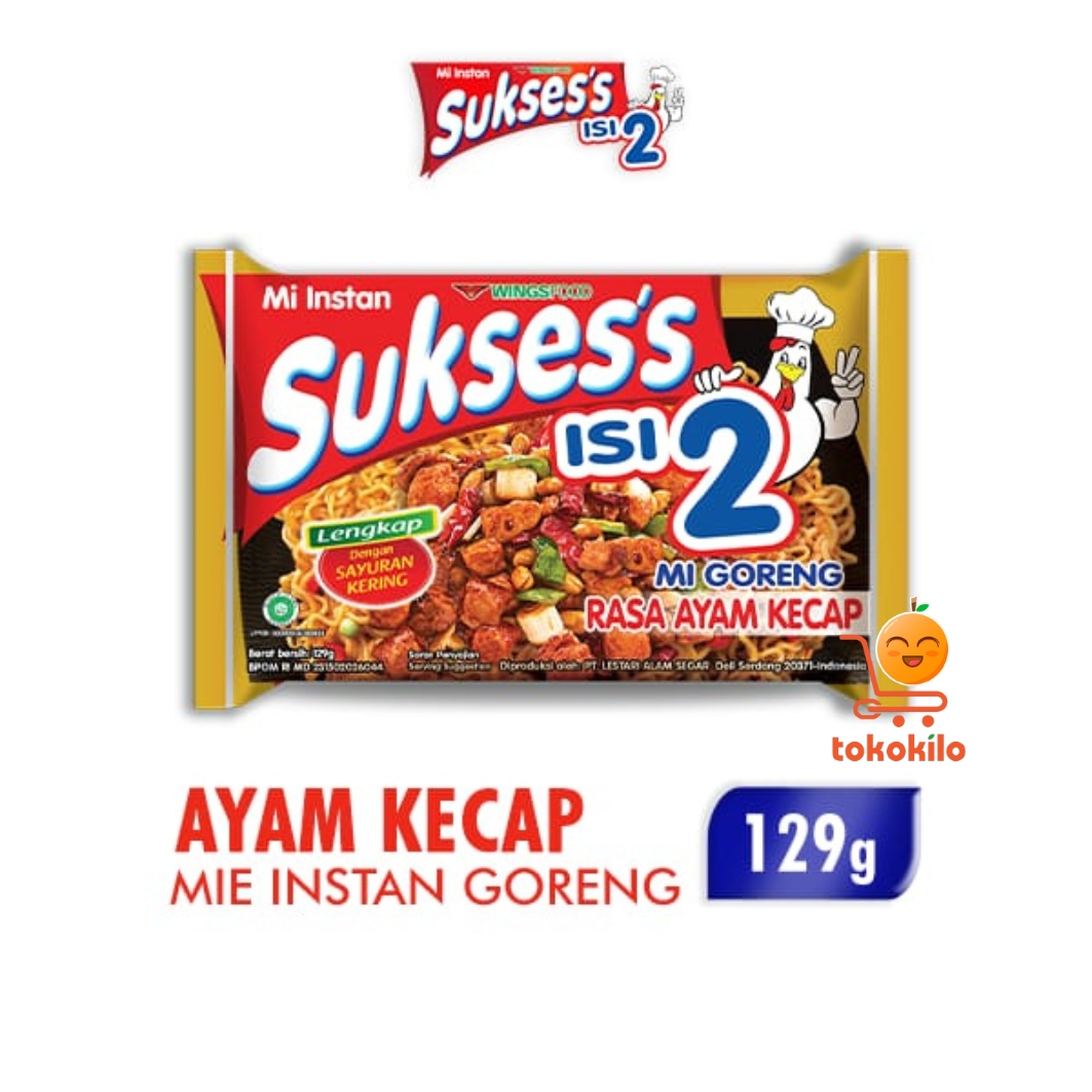 Mie Suksess Goreng Rasa Ayam Kecap isi 2 129gr
