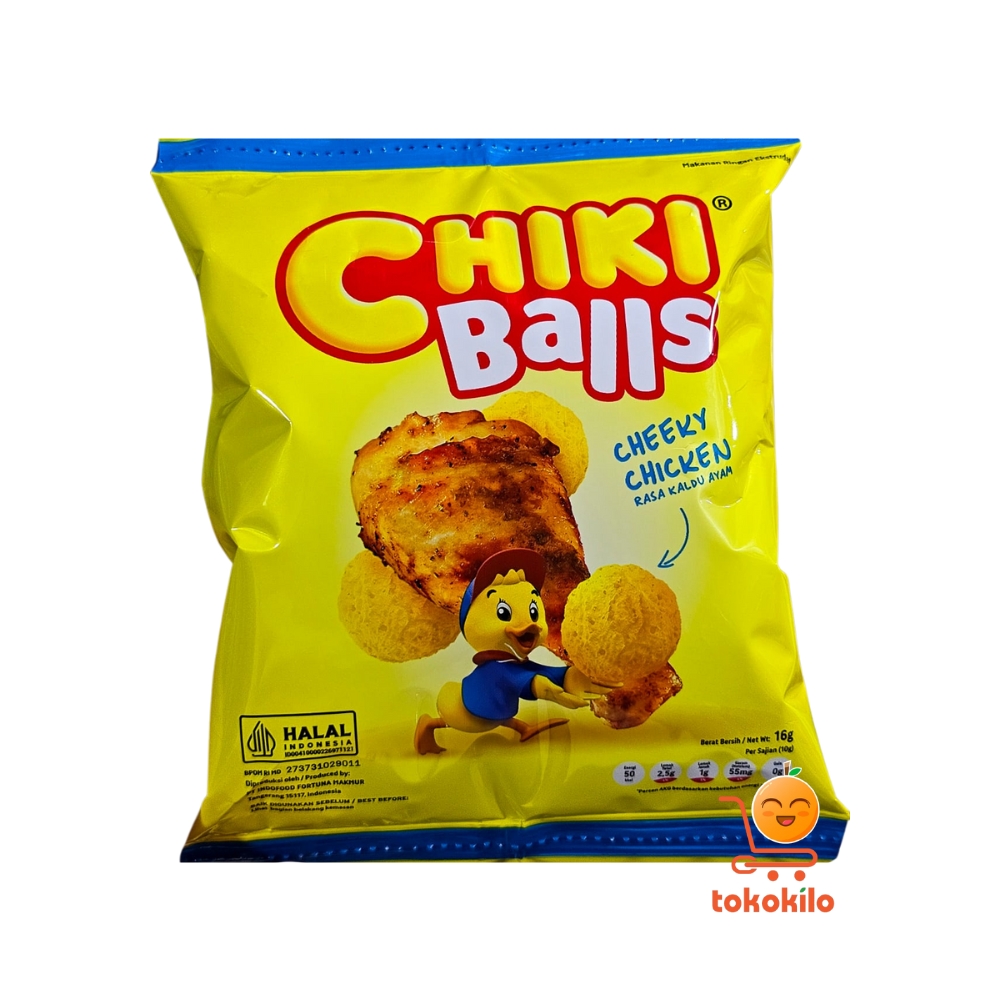 Chiki Balls rasa Cheeky Ayam 16gr, 200gr
