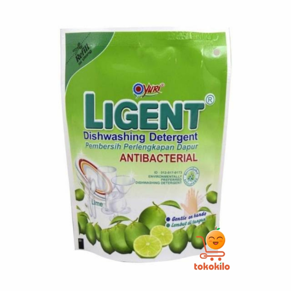 Yuri Sabun Cuci Piring Ligent Lime Jeruk Nipis 180ml