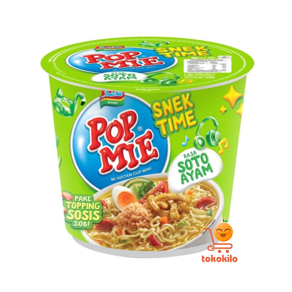 PopMie rasa Soto Ayam 39gr (Mini), 75gr