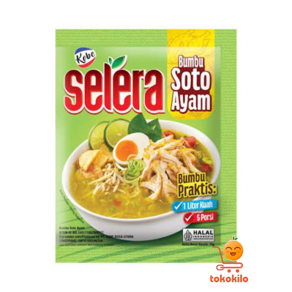 Kobe Selera Bumbu Soto Ayam 75gr (1 Renteng X 10bks)