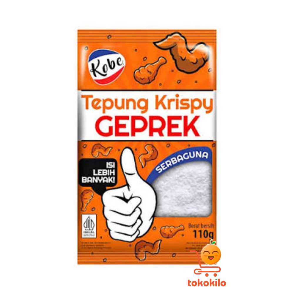 Kobe Tepung Krispy Geprek Serbaguna 110gr (1 Renteng X 10bks)