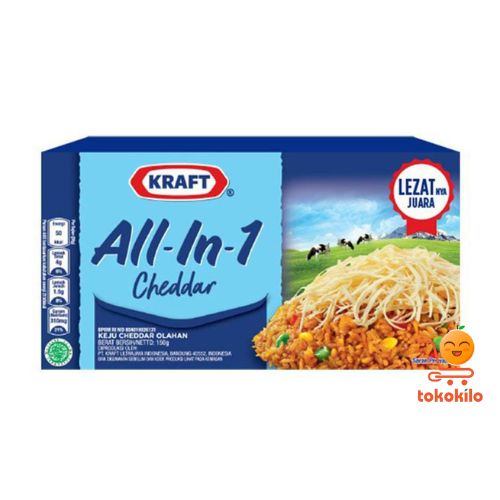 Keju Kraft Cheddar All In 150gr