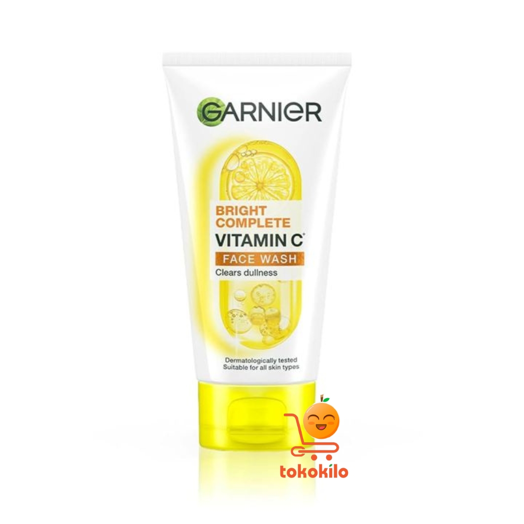 Garnier Bright Complete Vitamin C Face Wash 50ml, 100ml