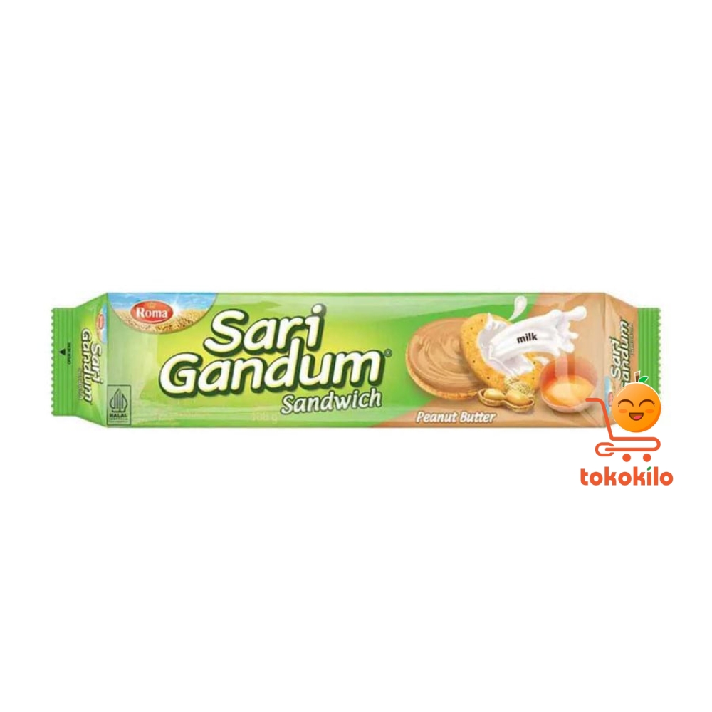 Roma Sari Gandum Sandwich Peanut Butter 108gr