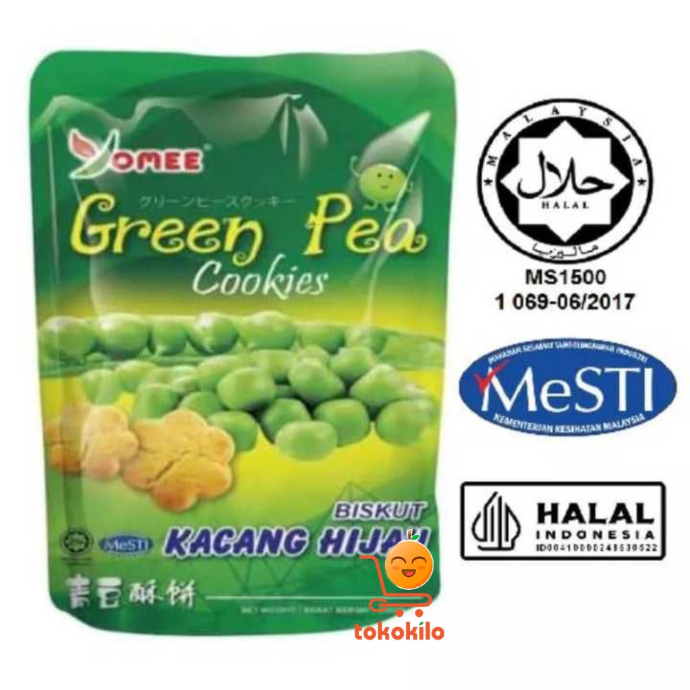 Yomee Green Pea Cookies 100gr
