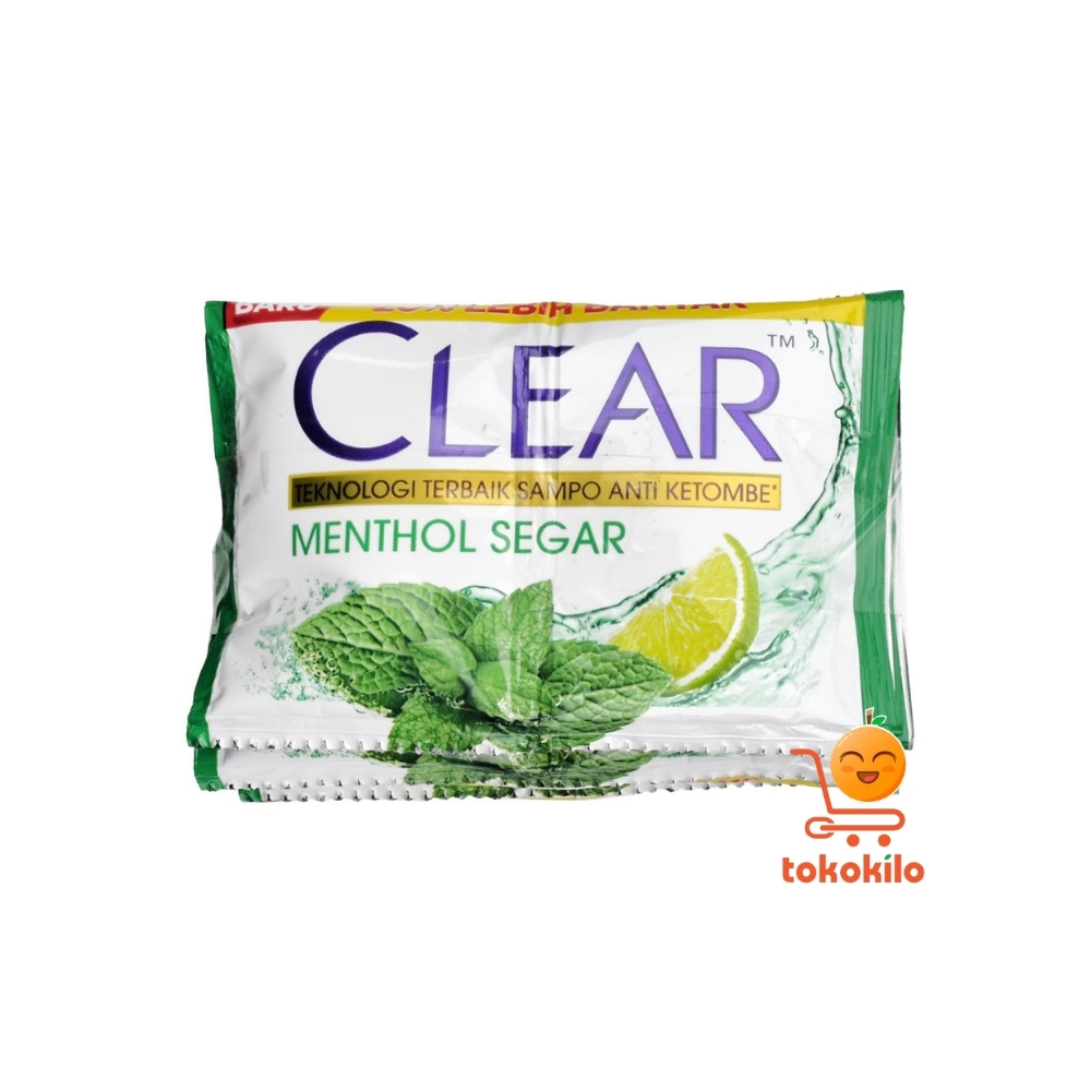 Clear Shampoo Anti Ketombe Menthol Segar 11ml
