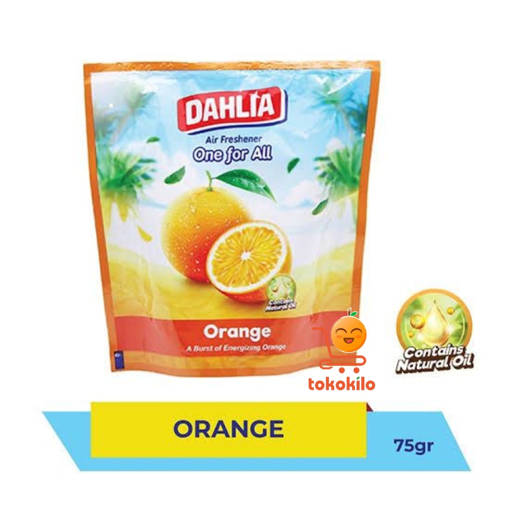 Dahlia Air Freshener Orange One for All 75gr
